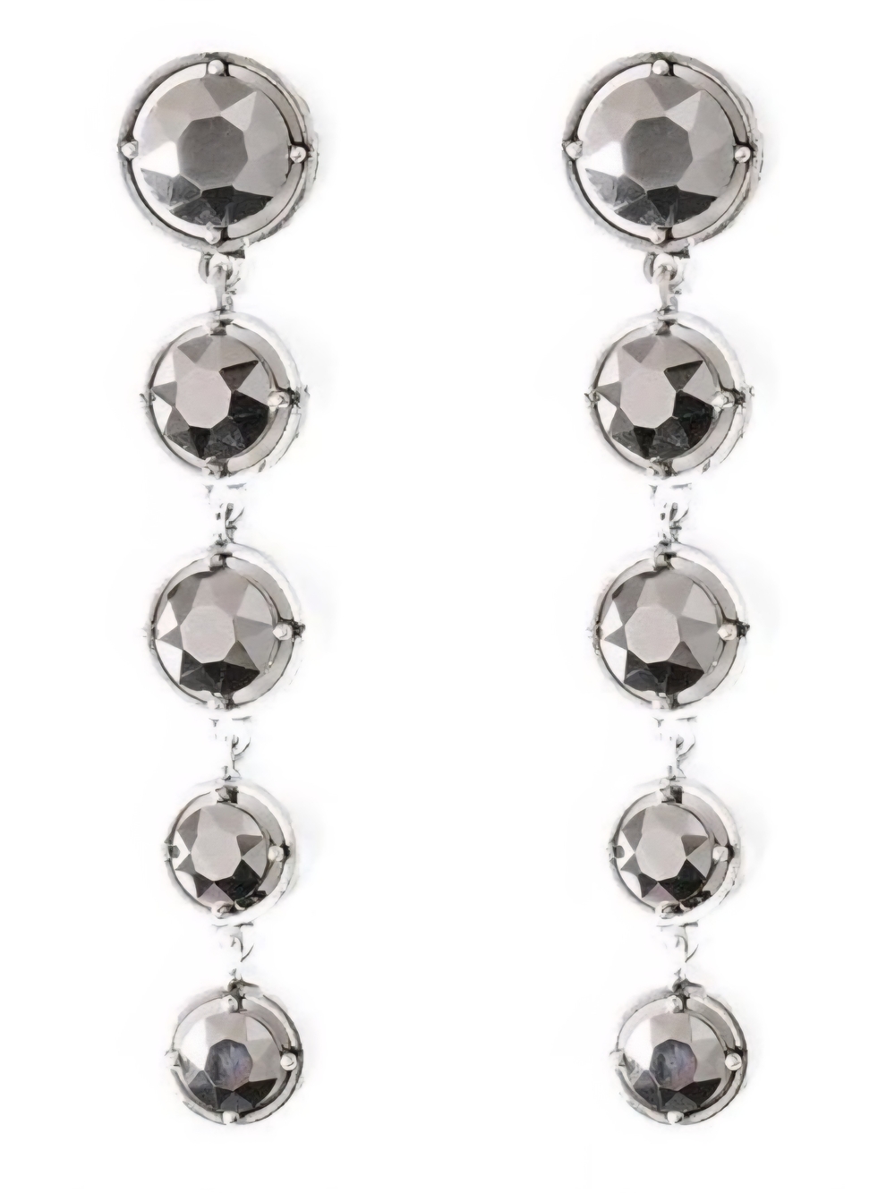 Drippin In Strait Silver Paparazzi Earrings